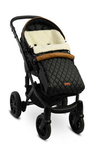 Sensillo Steppelt gyapjú rompertáska fekete