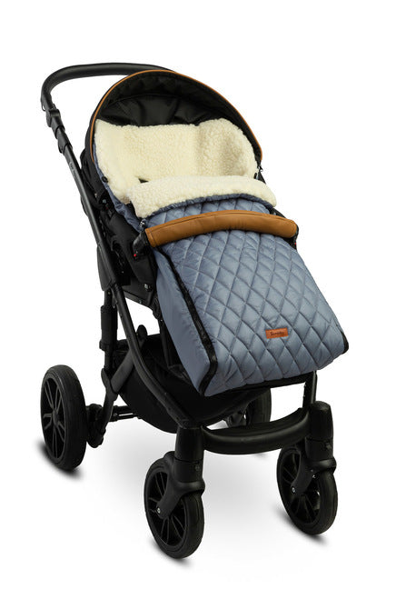 Sensillo Steppelt Gyapjú Romper Táska Grafitszürke