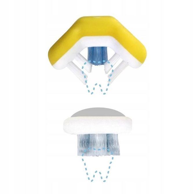 Fridababy 3D fogkefe + sárga Fri23