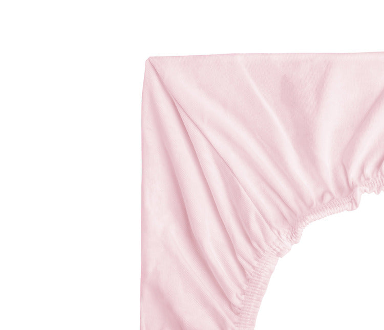 Sensillo Bambusz Ágyneműhuzat Bölcsőhöz Rózsaszín 90X40