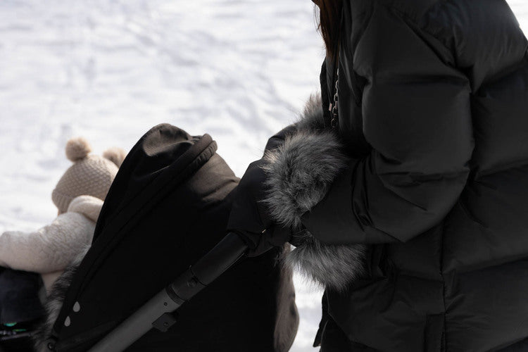 Sensillo Fekete műszőrme muff