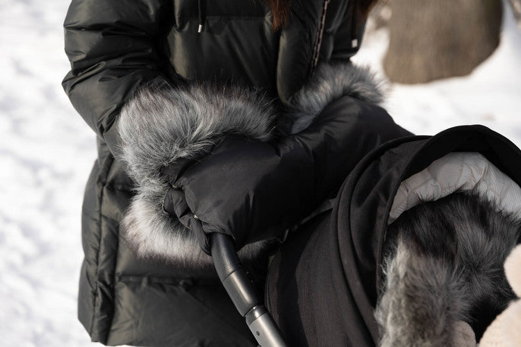 Sensillo Grafitszőrmés muff