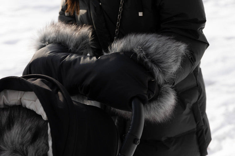 Sensillo Grafitszőrmés muff