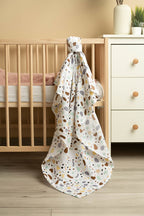 Sensillo Muszlin pólya, kövek, 120x120