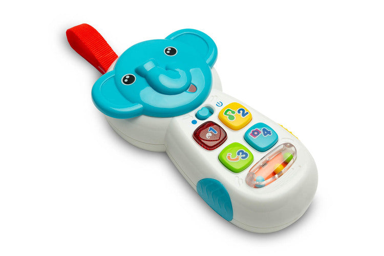 Elefántos játék telefon fejlesztő babajáték
