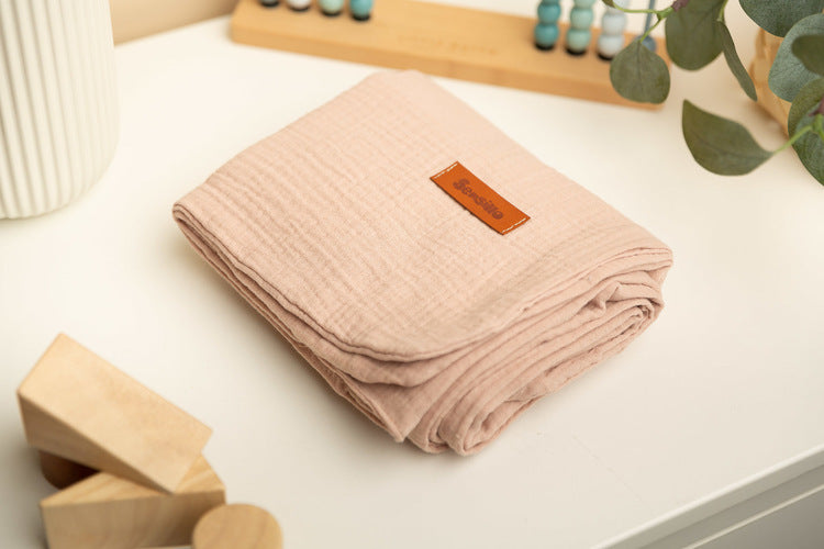 Sensillo Muszlin takaró kakaóbarna 75x100