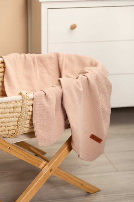 Sensillo Muszlin takaró kakaóbarna 75x100