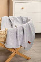 Sensillo Muszlin takaró ezüst 75x100