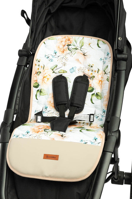 Sensillo Bársony babakocsi bélés – Bazsarózsa