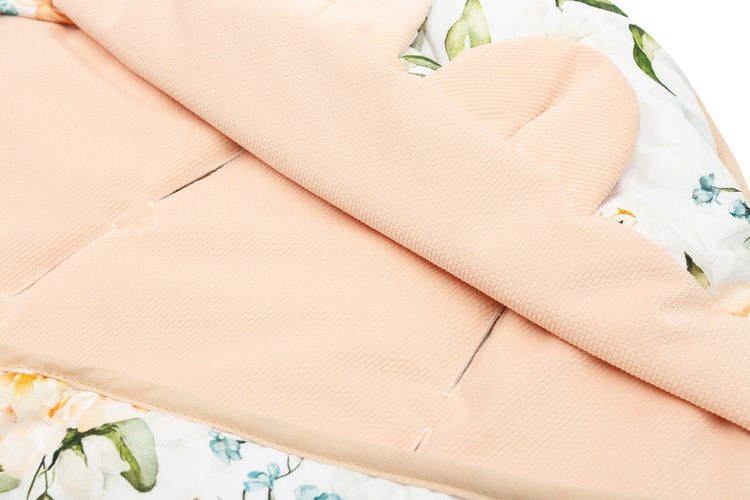 Sensillo Bársony Mózeskosár Pólya XL Bazsarózsa Őszibarack