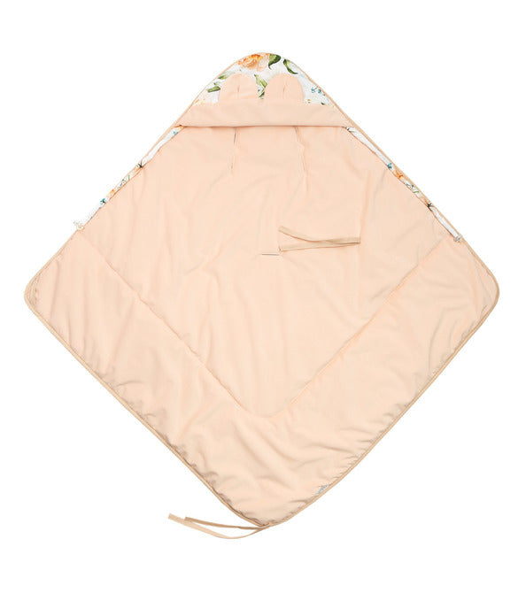 Sensillo Bársony Mózeskosár Pólya XL Bazsarózsa Őszibarack