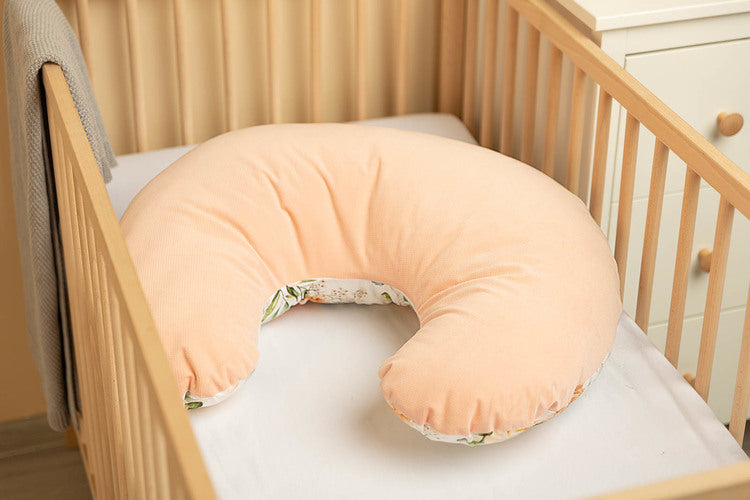 Sensillo Párna etetéshez bársony pünkösdi rózsa őszibarack