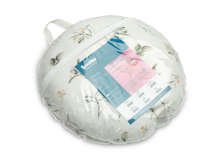 Sensillo Bársonyos, olívakrém színű etetőpárna