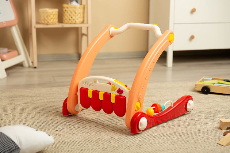 Toyz 2 az 1-ben járókeret kottatartóval, rózsaszín