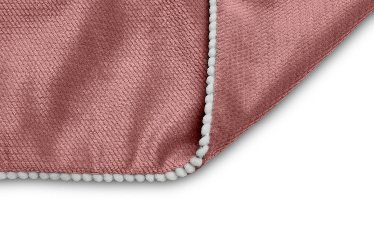 Sensillo Bársony takaró, piszkos rózsaszín, 75x100 cm
