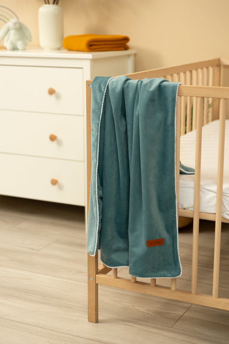 Sensillo Bársony takaró Smaragdzöld 75x100