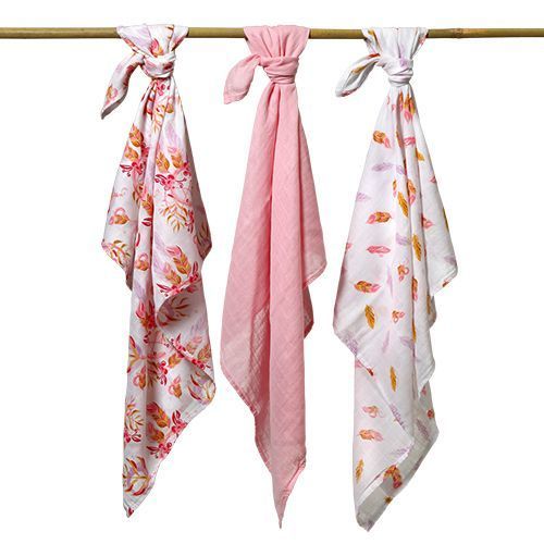 Babyono 397/07 Rózsaszín bambuszcserélők