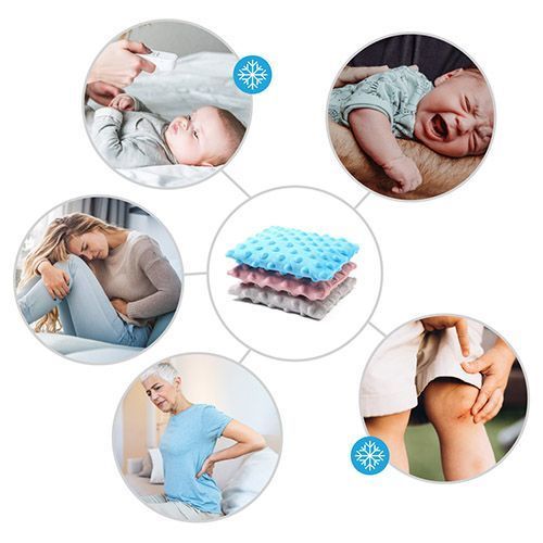 Babyono 796/01 Melegvizes palack cseresznyemagokkal, rózsaszín