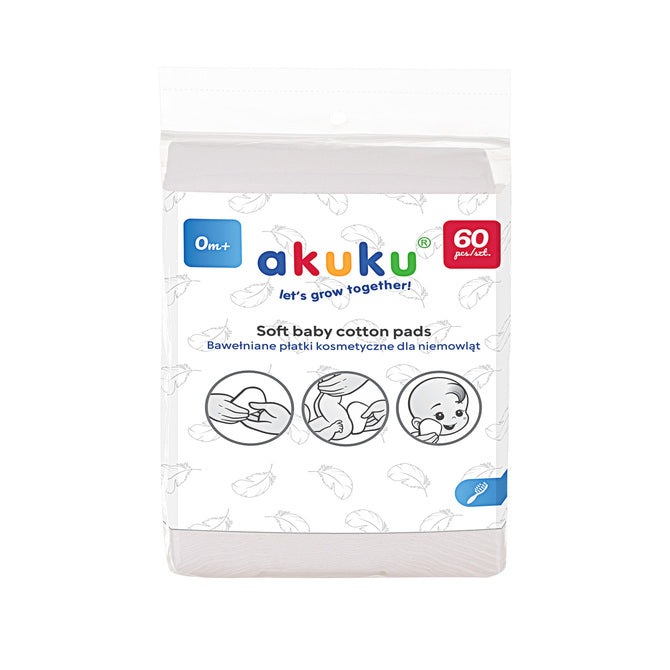 Akuku A0003 Pamut kozmetikai párnák