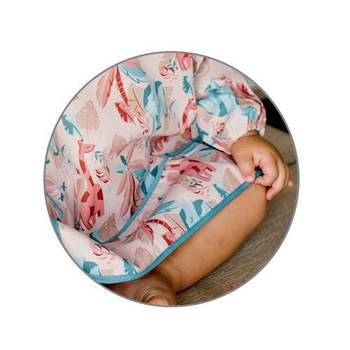 Babyono 1477/02 Hosszú ujjú kantáros dzsungel