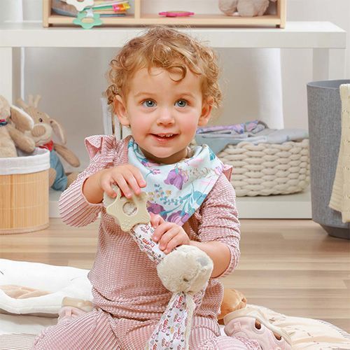 Babyono 879/16 Virágmintás Bandana