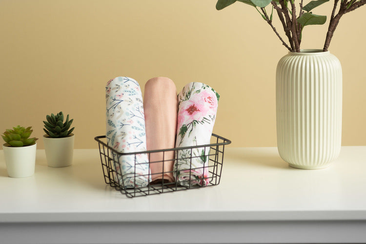 Sensillo Muszlin pelenka 3 db-os csomag – Rózsaszín