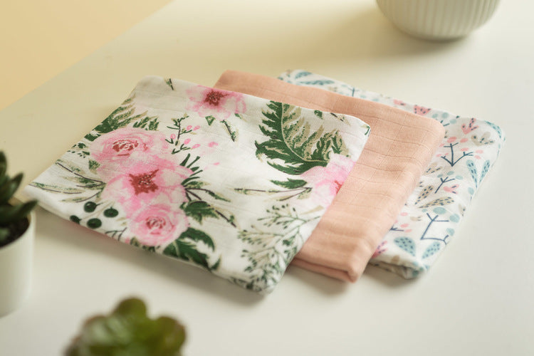 Sensillo Muszlin pelenka 3 db-os csomag – Rózsaszín