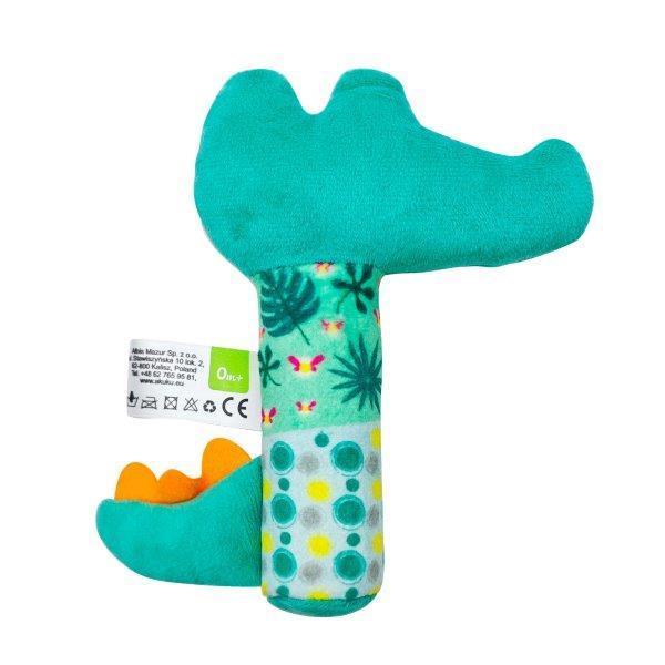 Akuku A0644 Csörgős és Nyikorgó Krokodil Plüss