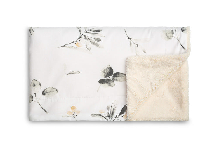 Sensillo Olajzöld Plüss Takaró 80X100