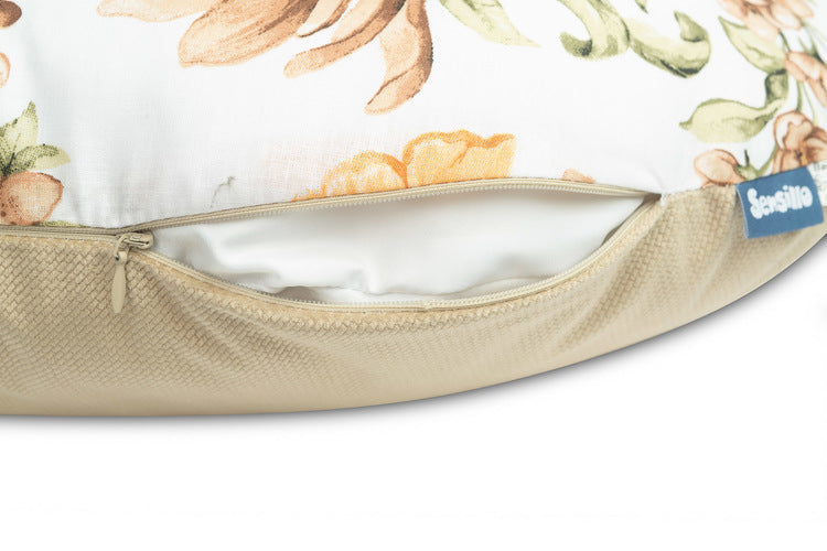 Sensillo Bársony Etetőpárna Négyzet alakú Bézs