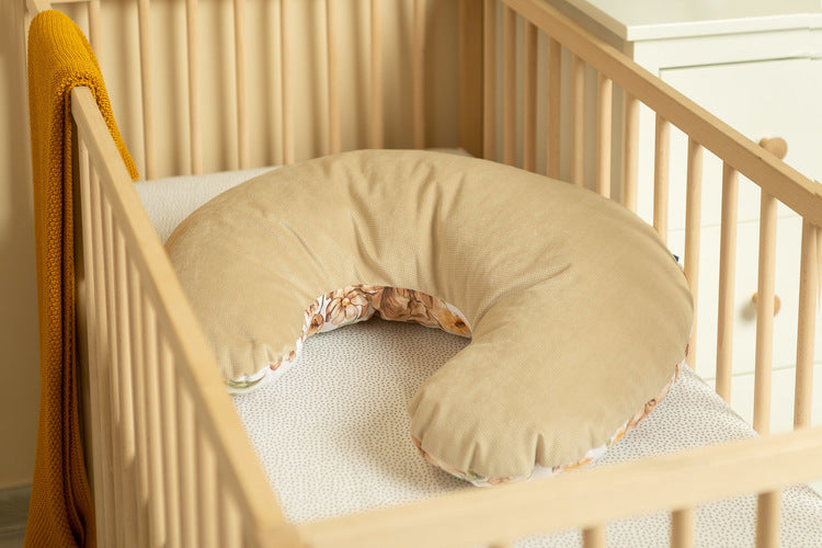 Sensillo Bársony Etetőpárna Négyzet alakú Bézs