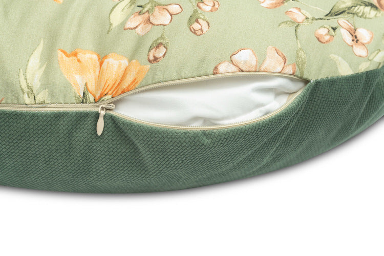 Sensillo Bársony Etetőpárna Négyzet alakú Zöld