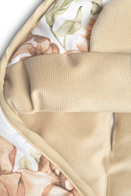 Sensillo Bársony Mózeskosár Pólya – Négyzet alakú Bézs