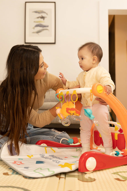 Toyz 2 az 1-ben járókeret kottatartóval, kék