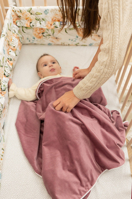 Sensillo Bársony takaró Smaragdzöld 75x100