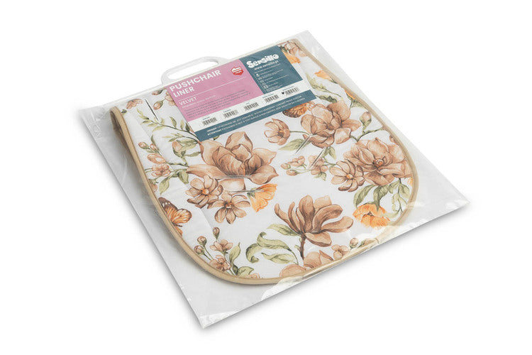 Sensillo Bársonybetét - Bézs Négyzet alakú Babakocsi