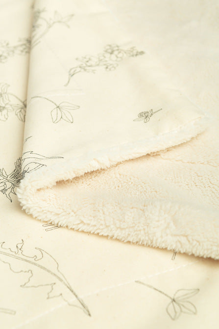 Sensillo Öko takaró 80x100 virágos plüss