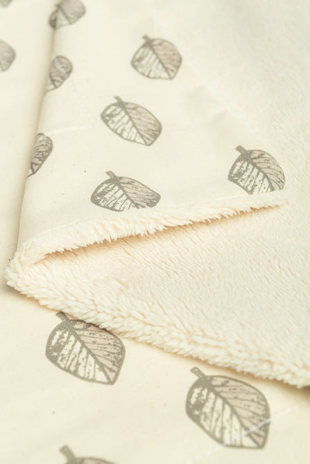 Sensillo Öko takaró 80x100 Levelek Plüss