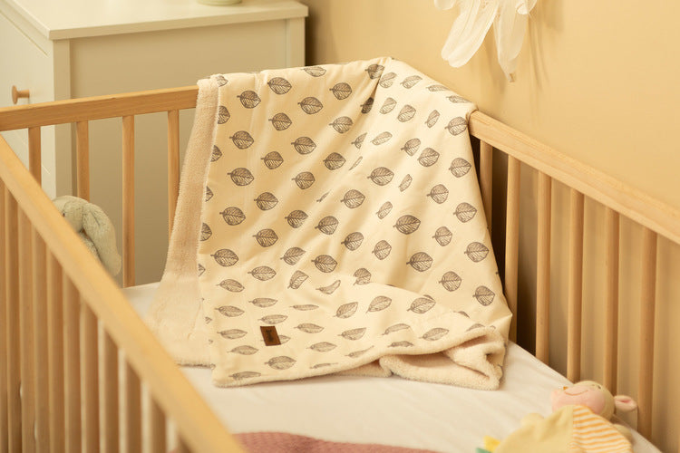 Sensillo Öko takaró 80x100 Levelek Plüss