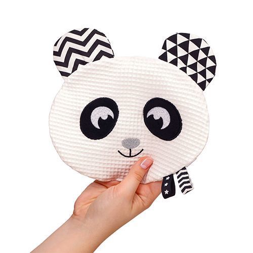 Babyono 1533 Boldog Panda Blink&Smile lapos plüssjáték