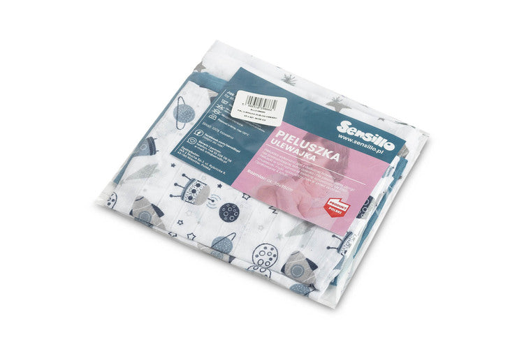 Sensillo Spit Up pelenka 4 darabos csomagolás – kék