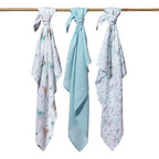 Babyono 397/12 Bambusz Pelenkák 3 db Kék