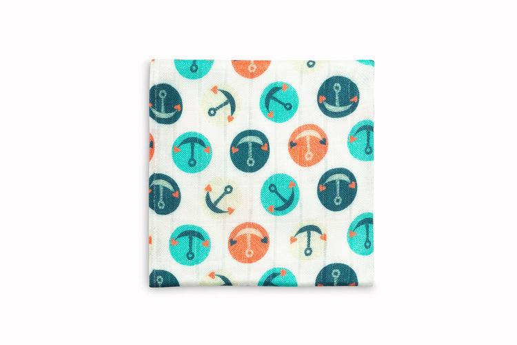 Sensillo Bambusz pelenka - Anchors 75x75