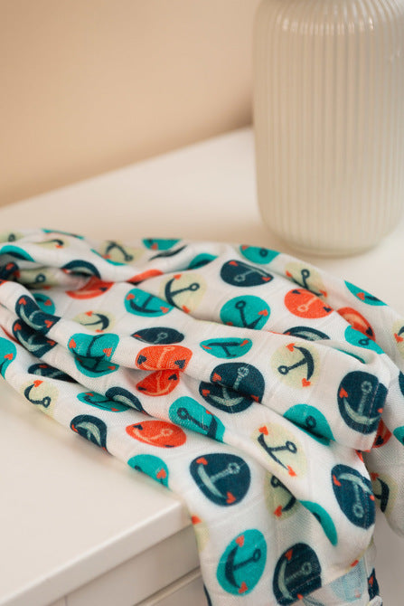 Sensillo Bambusz pelenka - Anchors 75x75