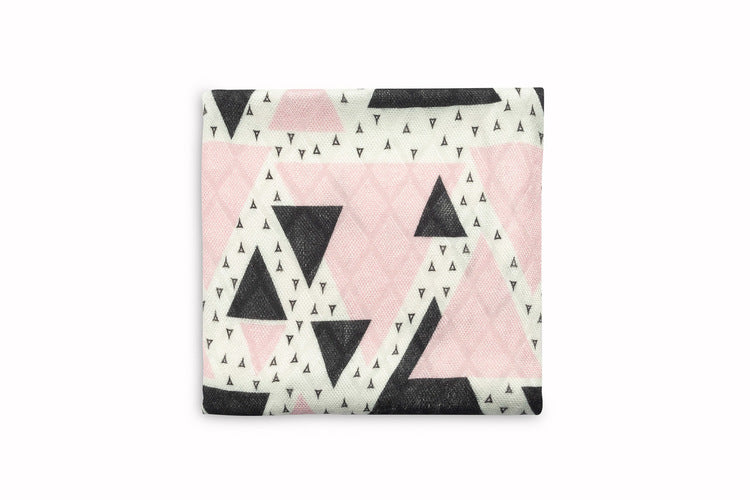 Sensillo Bambusz pelenka - Rózsaszín Háromszög 75X75