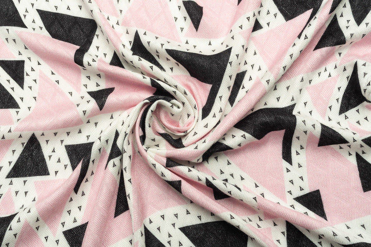 Sensillo Bambusz pelenka - Rózsaszín Háromszög 75X75