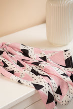 Sensillo Bambusz pelenka - Rózsaszín Háromszög 75X75