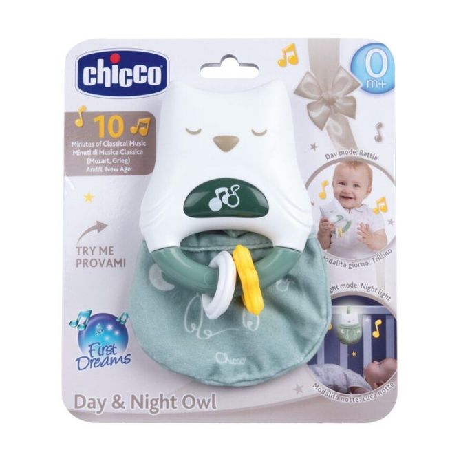 Chicco 170869 Bagoly Világító Csörgő