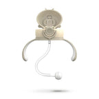 Neno 4421 Mio2 üveg szívószállal, krémszínű