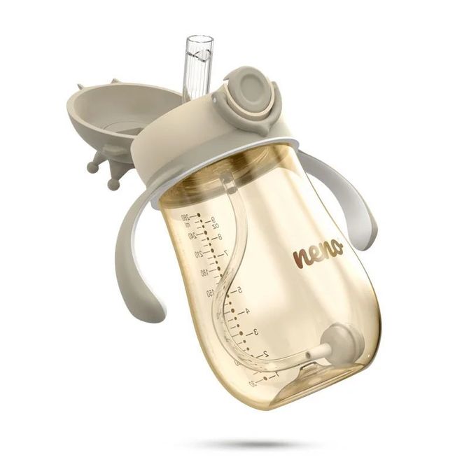 Neno 4452 Mio2 palack szívószállal, barna